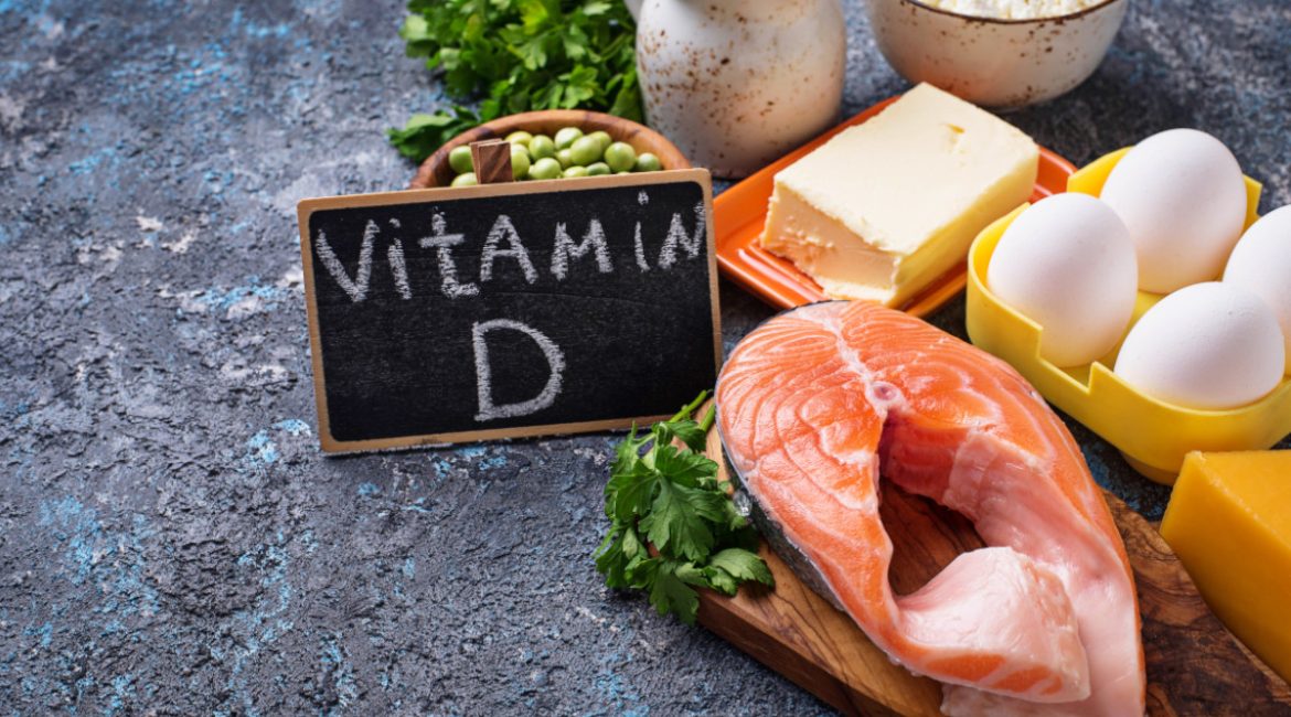 Zdravé potraviny bohaté zdroj vitamínu D