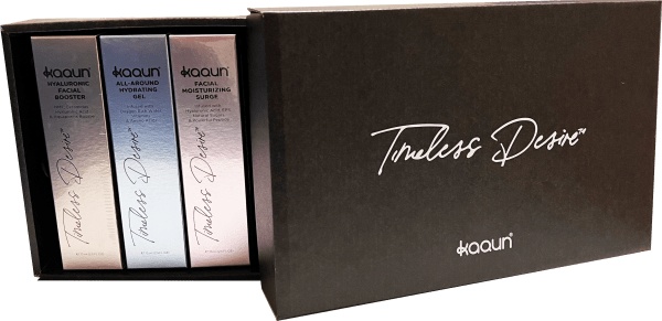 Kyslíková kozmetika KAQUN TImeless Desire Selection v darčekovej čiernej krabici