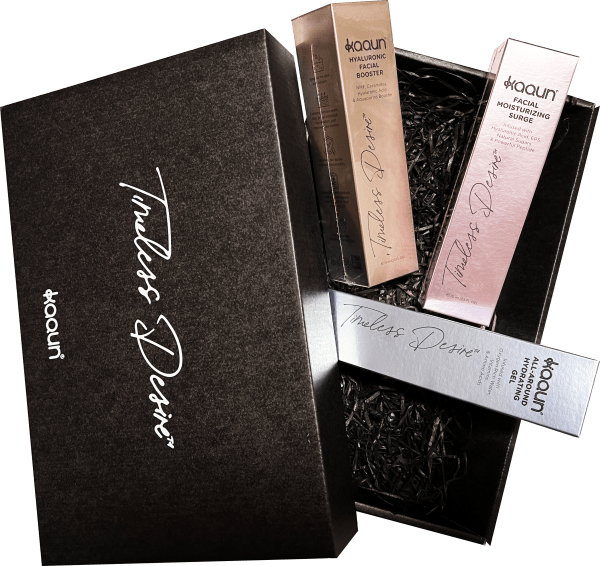 Kyslíková kozmetika KAQUN TImeless Desire Selection v darčekovej čiernej krabici