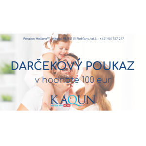 Dárkový poukaz v hodnotě 100 €